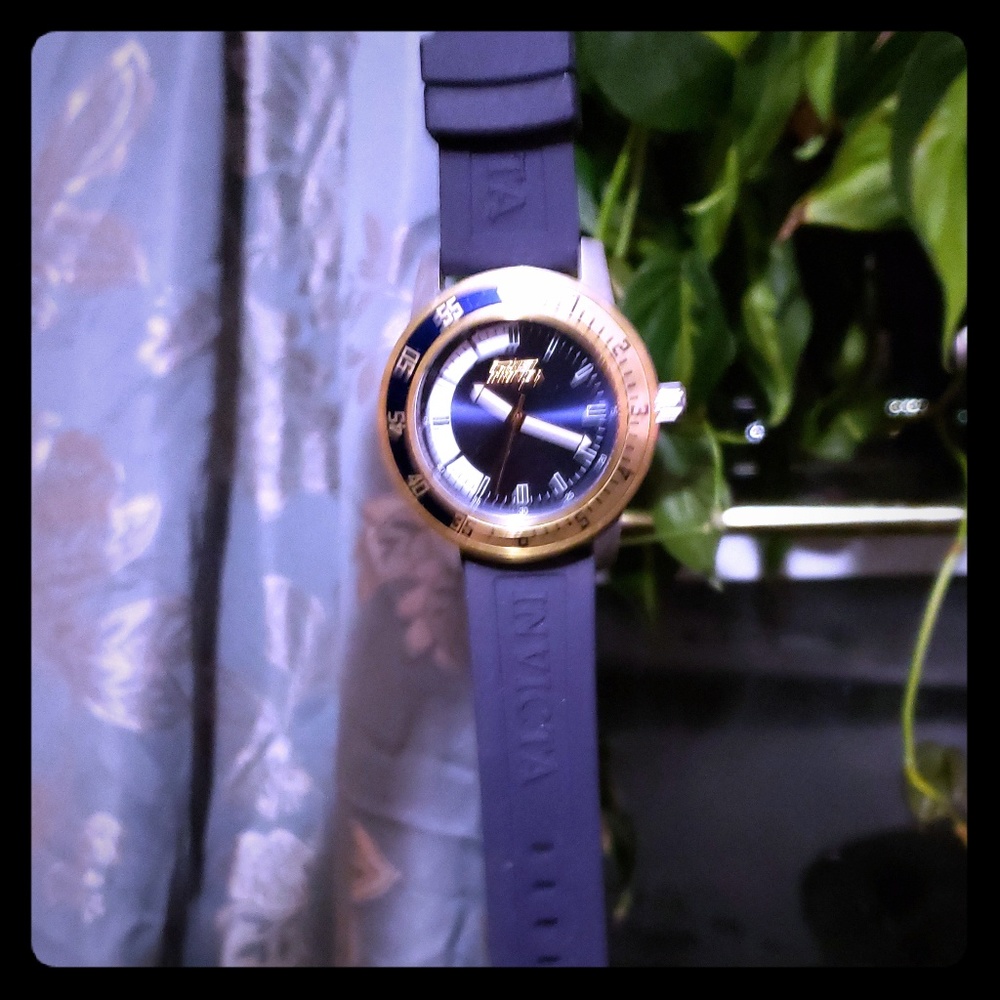 Invicta Blue Face Watch